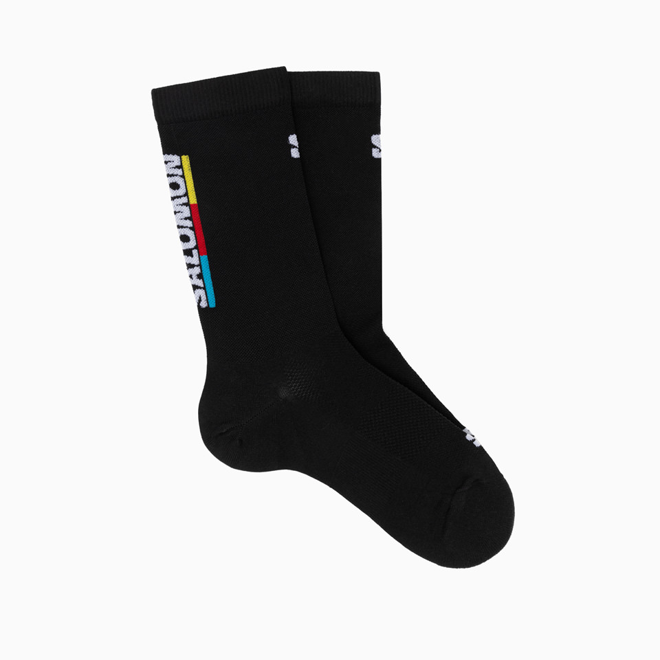 SALOMON S-LAB: CALZINI SALOMON PULSE RACE FLAG CREW