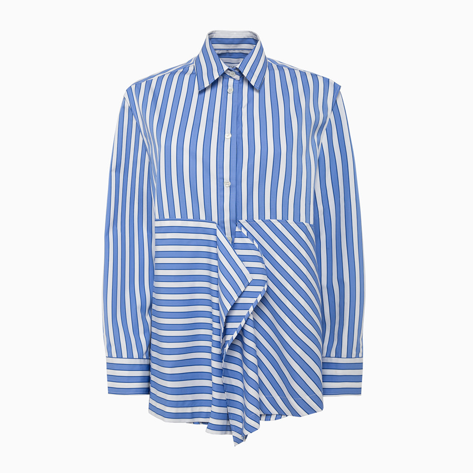 JW ANDERSON: CAMICIA JW ANDERSON PEPLUM DRAPE