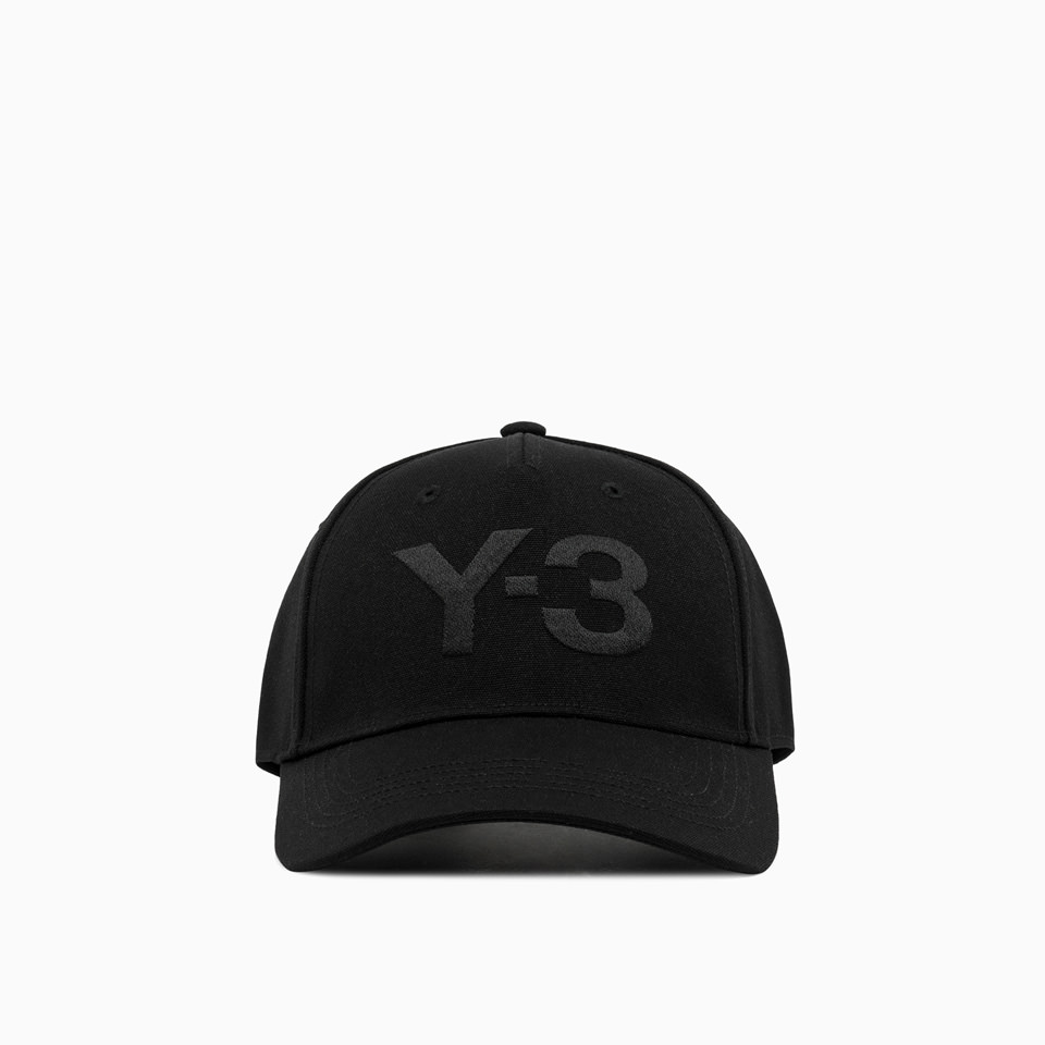 ADIDAS Y-3: ADIDAS Y-3 LOGO BASEBALL CAP