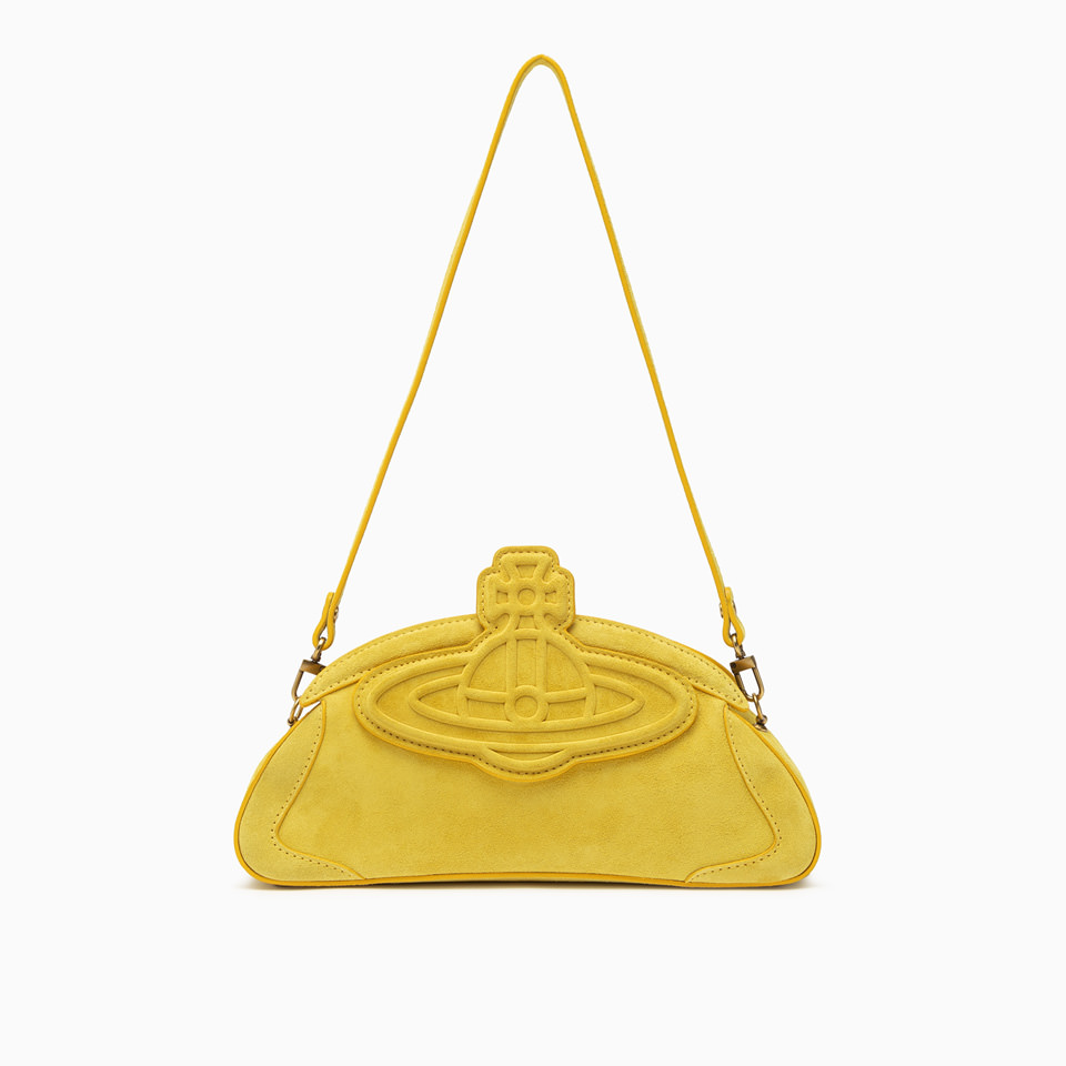 VIVIENNE WESTWOOD: CLUTCH BAG VIVIENNE WESTWOOD AMBER