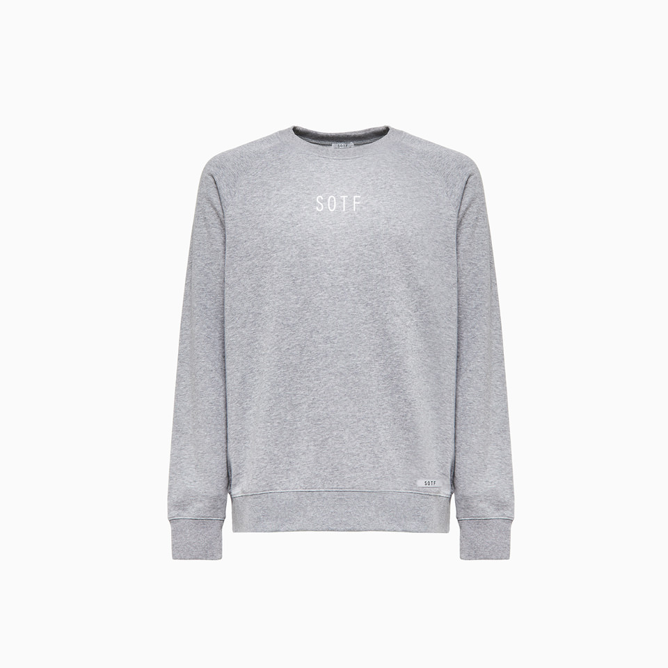 SOTF: SWEATSHIRTS, CREWNECK SWEATSHIRT 'GREY' | SOTF