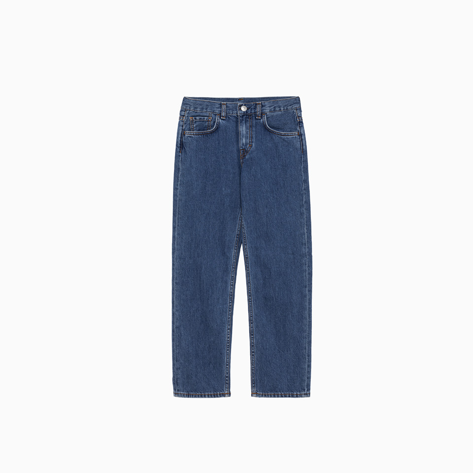 ACNE STUDIOS: JEANS LAVAGGIO MEDIO CON PATCH