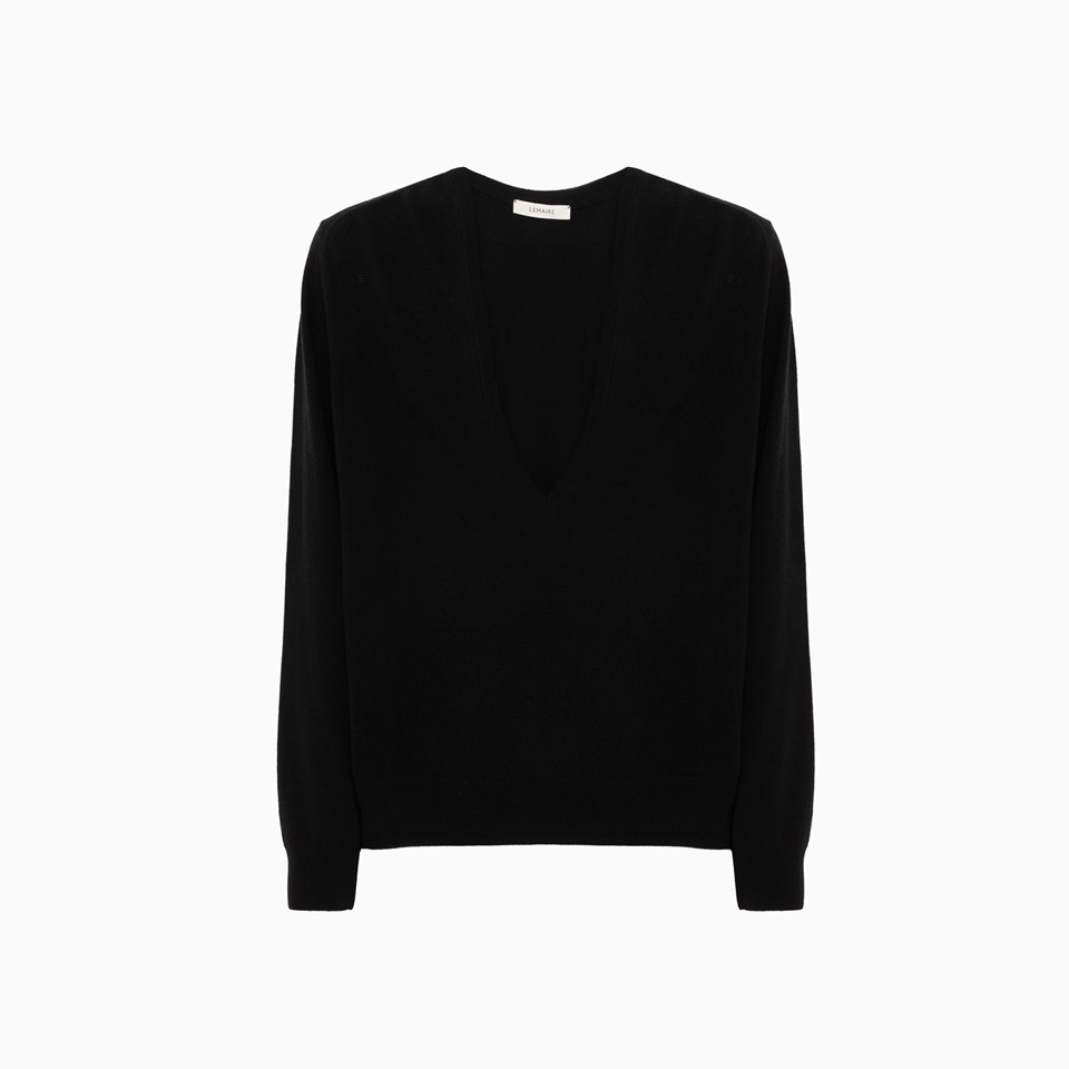 LEMAIRE: LEMAIRE SCOLLO A V SWEATER