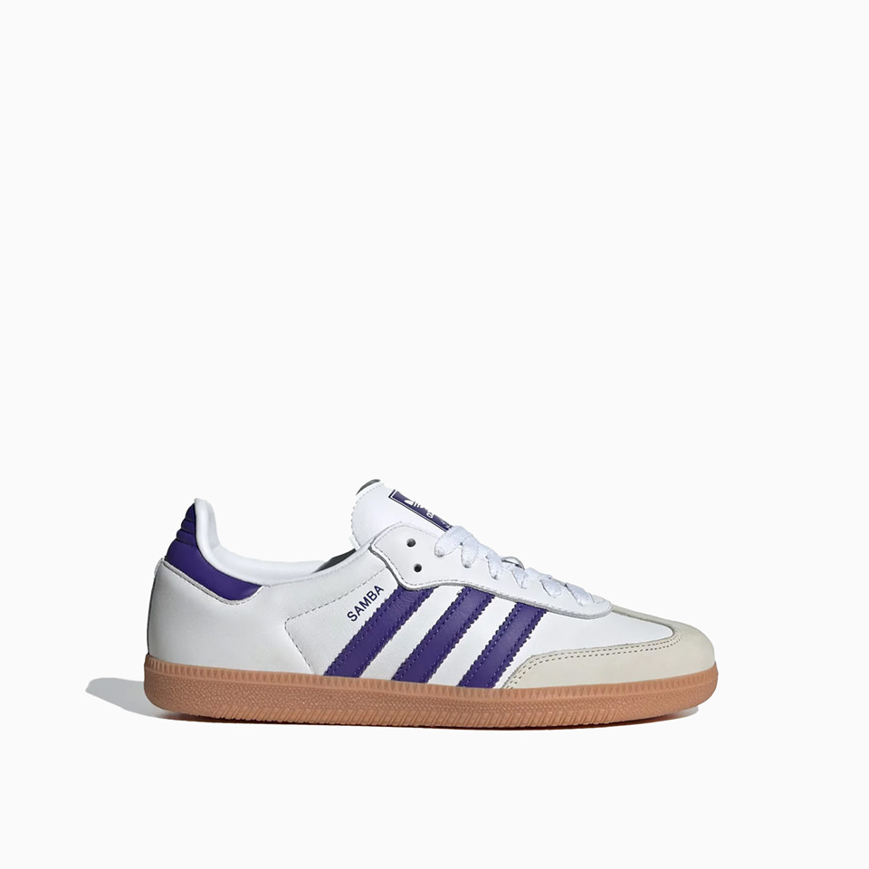 ADIDAS ORIGINALS: SNEAKERS ADIDAS ORIGINALS SAMBA OG 'WHITE PURPLE' IF6514