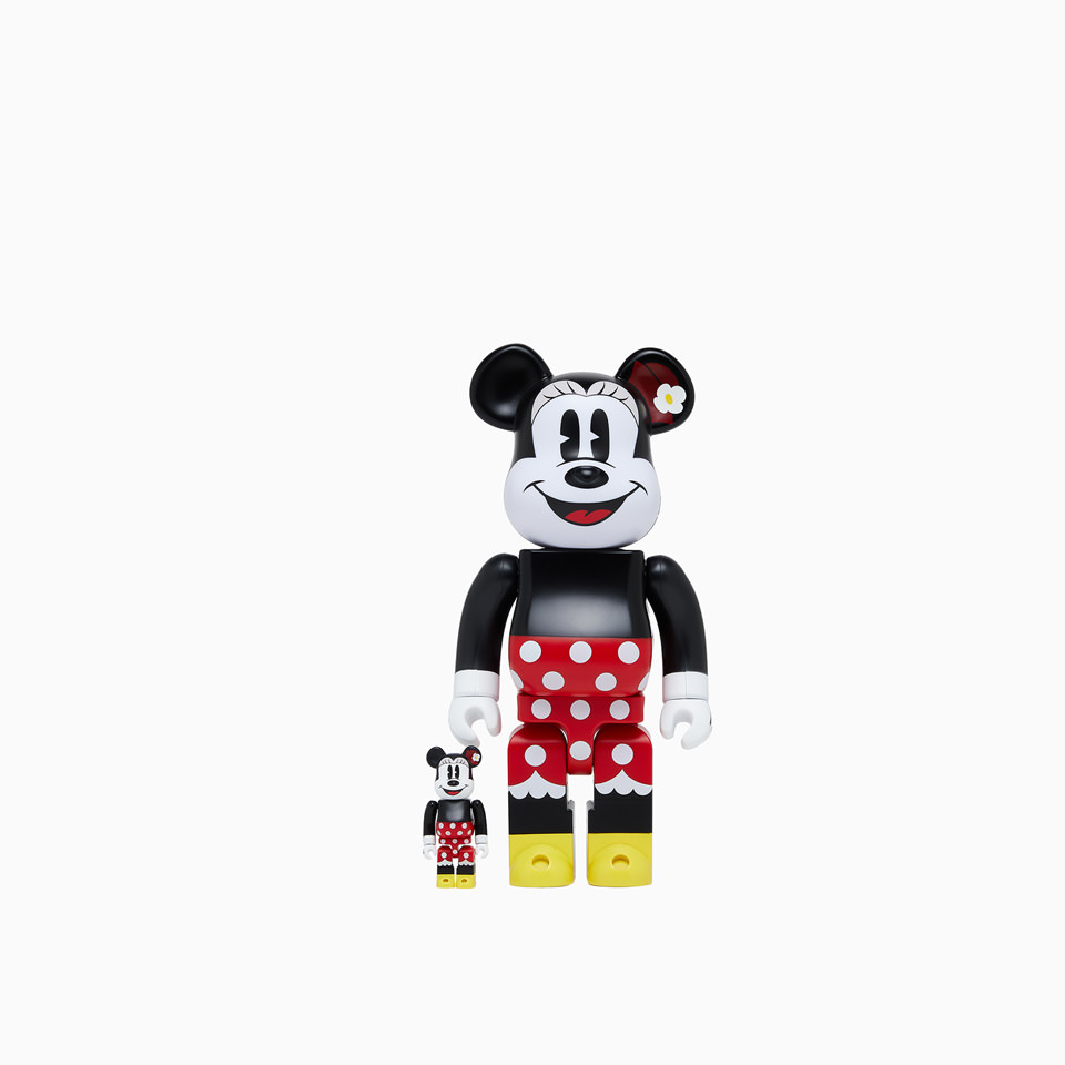 MEDICOM TOY: SET BEARBRICK MEDICOM TOY MINNIE MOUSE 100%-400%