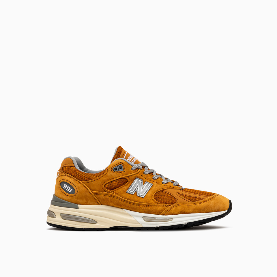 NEW BALANCE: NEW BALANCE MADE IN UK 991V2 BRIGHTS REVIVAL SNEAKERS U991YE2