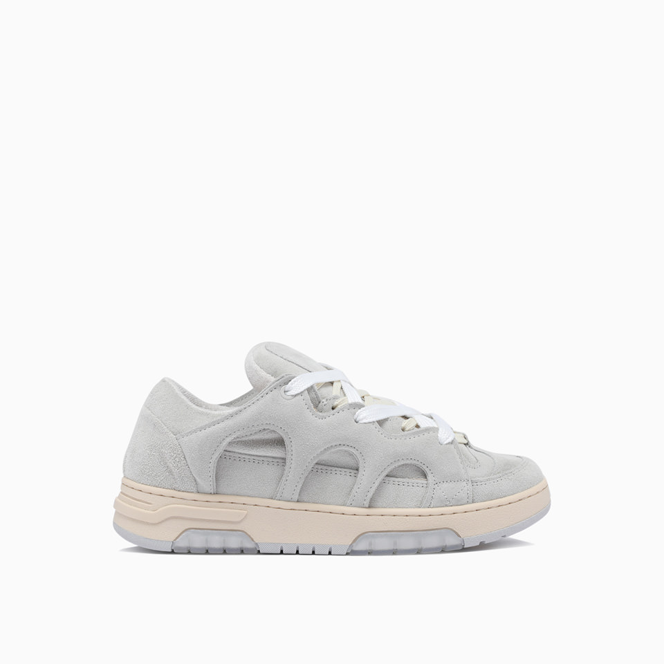 SANTHA: SANTHA MODEL 1 SNEAKERS SUEDE LIGHT-GREY