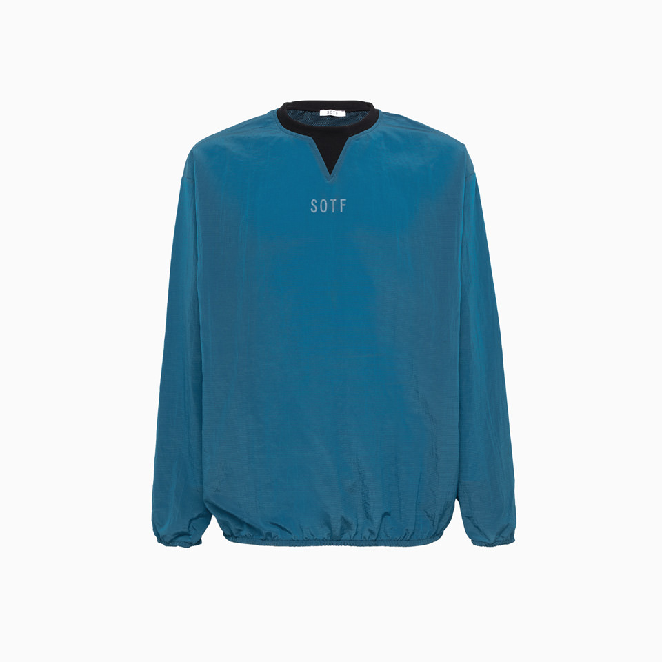 SOTF: WINDBREAKER CREWNECK 'CERULEAN'