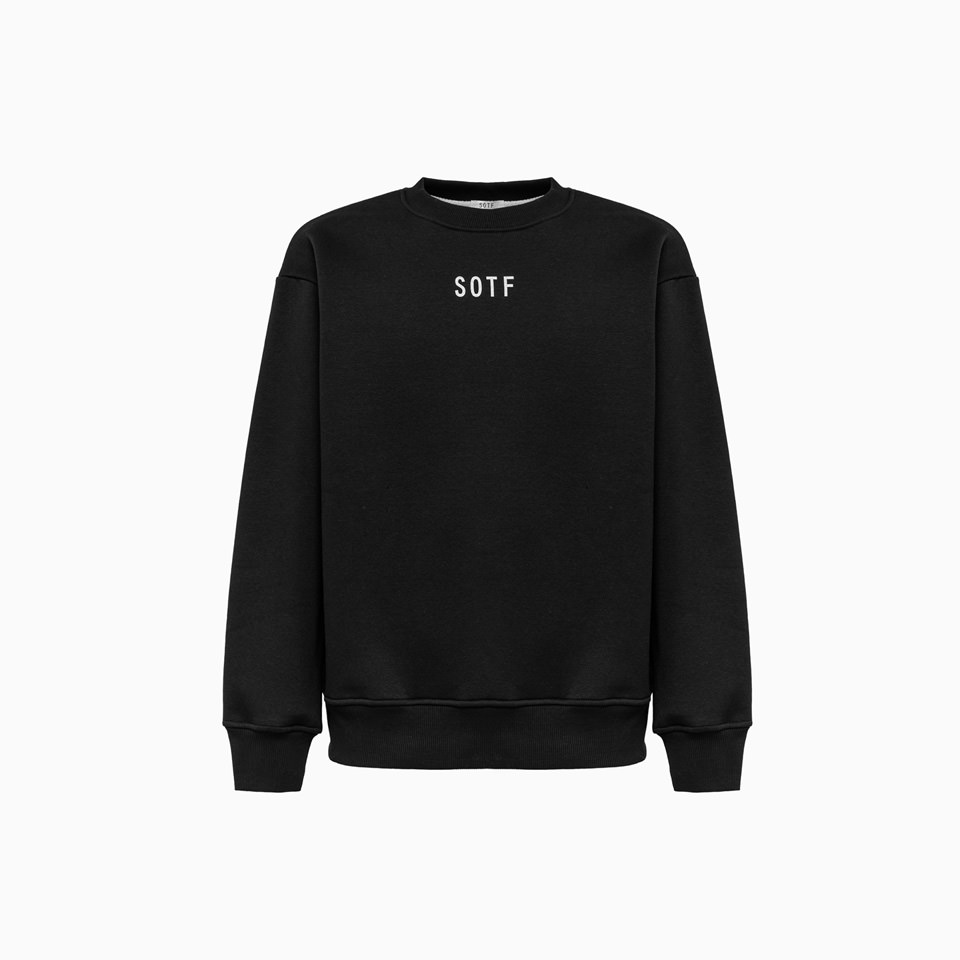 SOTF: CREWNECK SWEATSHIRT 'BLACK'