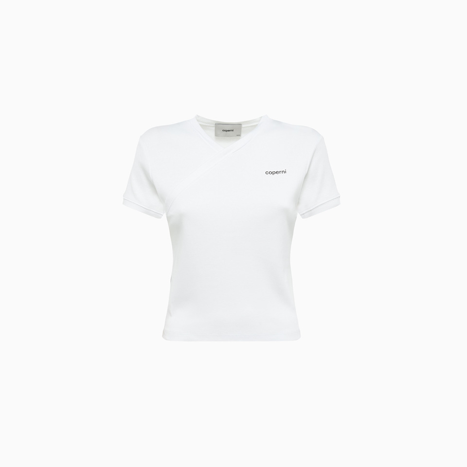 COPERNI: COPERNI CROPPED T-SHIRT