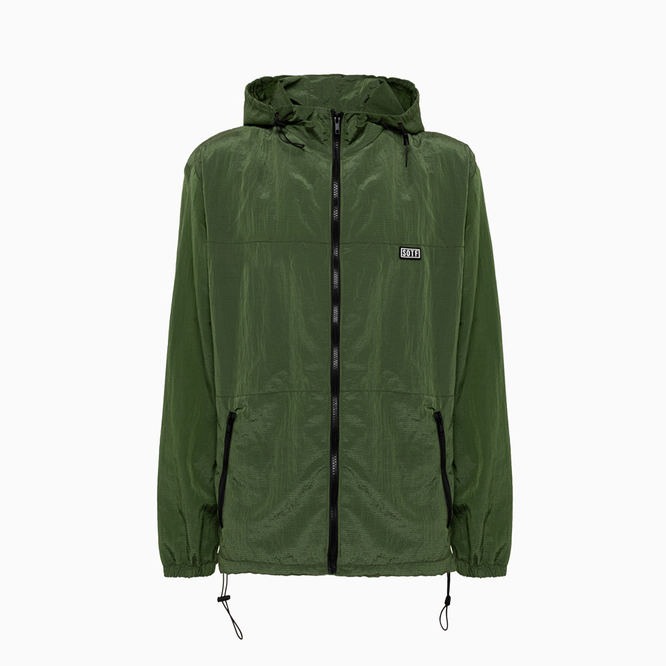 SOTF: WINDBRAKER HOODIE 'GREEN'