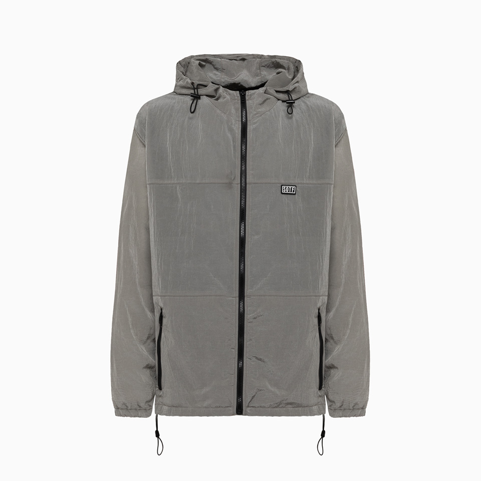 SOTF: WINDBRAKER HOODIE 'TITANIUM'