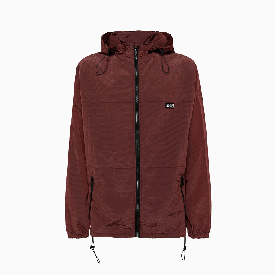 SOTF: 'BURGUNDY' WINDBREAKER HOODIE