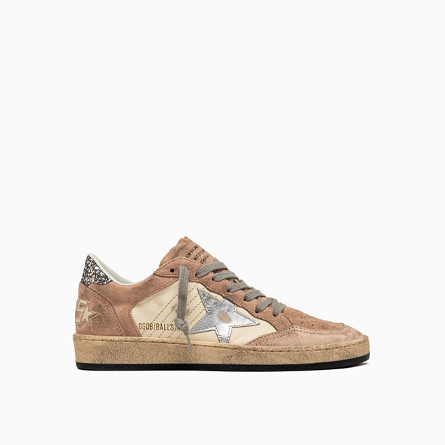 GOLDEN GOOSE DELUXE BRAND: GOLDEN GOOSE BALL STAR DOUBLE QUARTER SNEAKERS