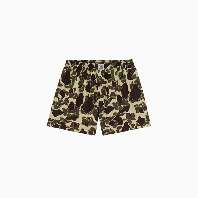 CARHARTT WIP: CARHARTT WIP CAMO BOXER SHORTS