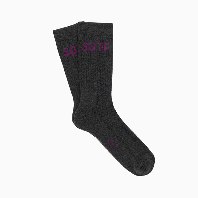 SOTF: SOCKS SOTF GRIGIO SCURO/PLUME