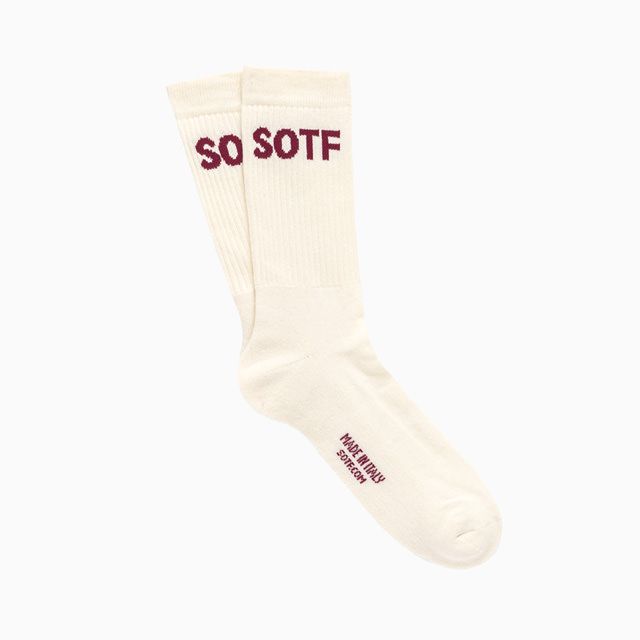 SOTF: SOCKS SOTF CREAM/BORDEAUX