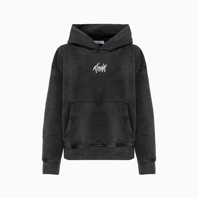 KIDDIN: KIDDIN MARBLED HOODED SWEATSHIRT