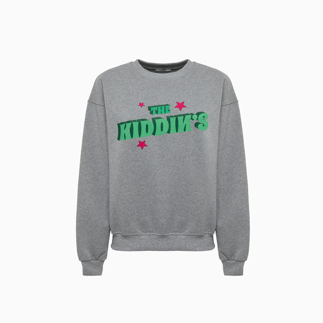 KIDDIN: THE KIDDINS PRINT CREW NECK SWEATSHIRT