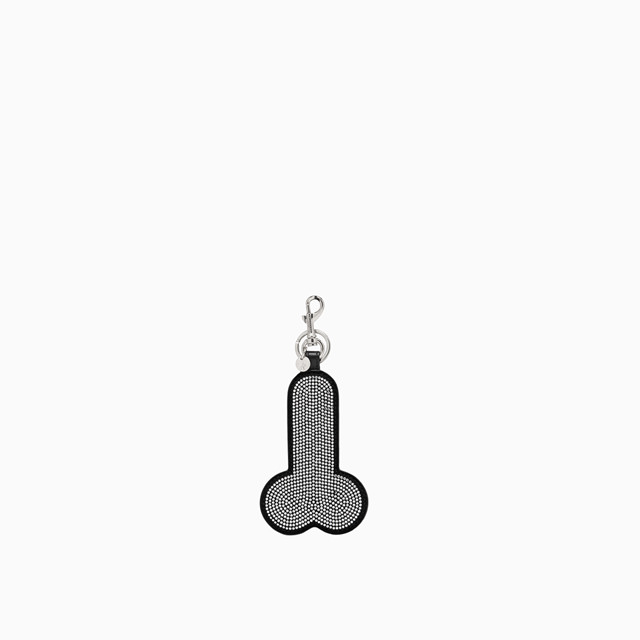 JW ANDERSON: JW ANDERSON CRYSTAL PENIS KEYCHAIN