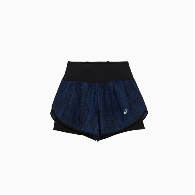 ASICS: ASICS ROAD SHORTS WITH ALL OVER PRINT