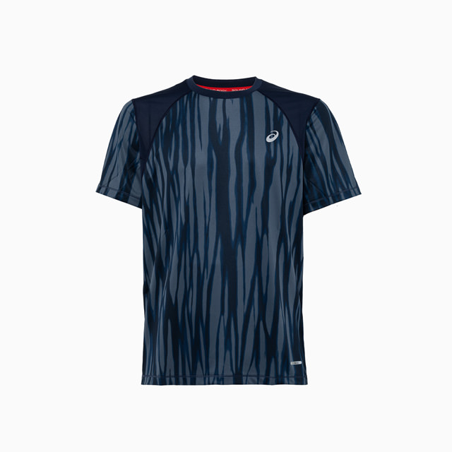 ASICS: ASICS ROAD T-SHIRT WITH ALL OVER PRINT