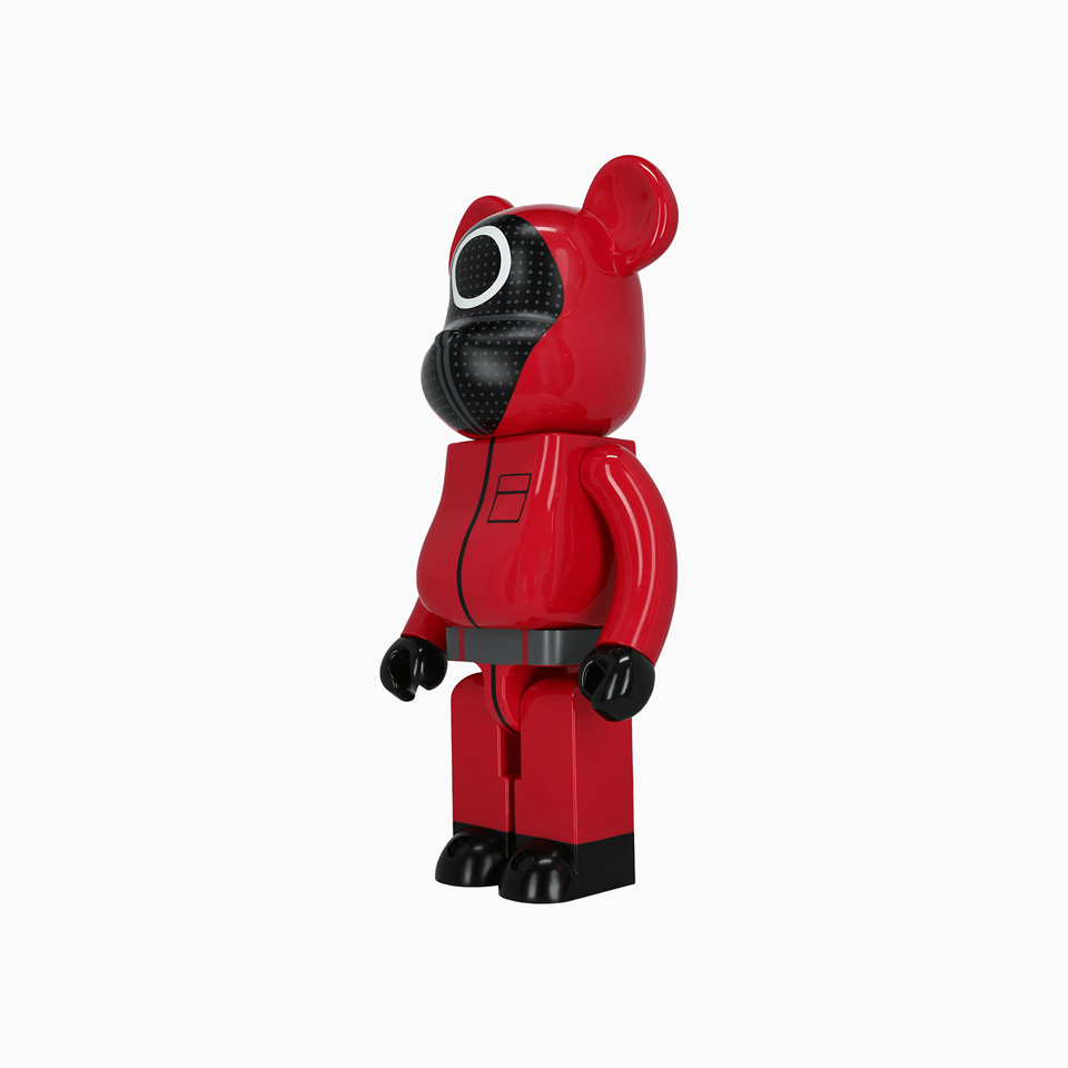 MEDICOM TOY: BEARBRICK MEDICOM TOY SQUID GAME 1000%