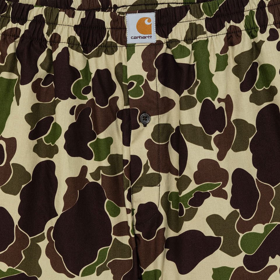 CARHARTT WIP: CARHARTT WIP CAMO BOXER SHORTS