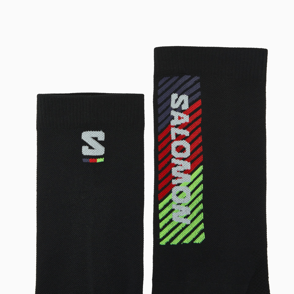 SALOMON S-LAB: CALZINI SALOMON PULSE RACE FLAG CREW LC209000057