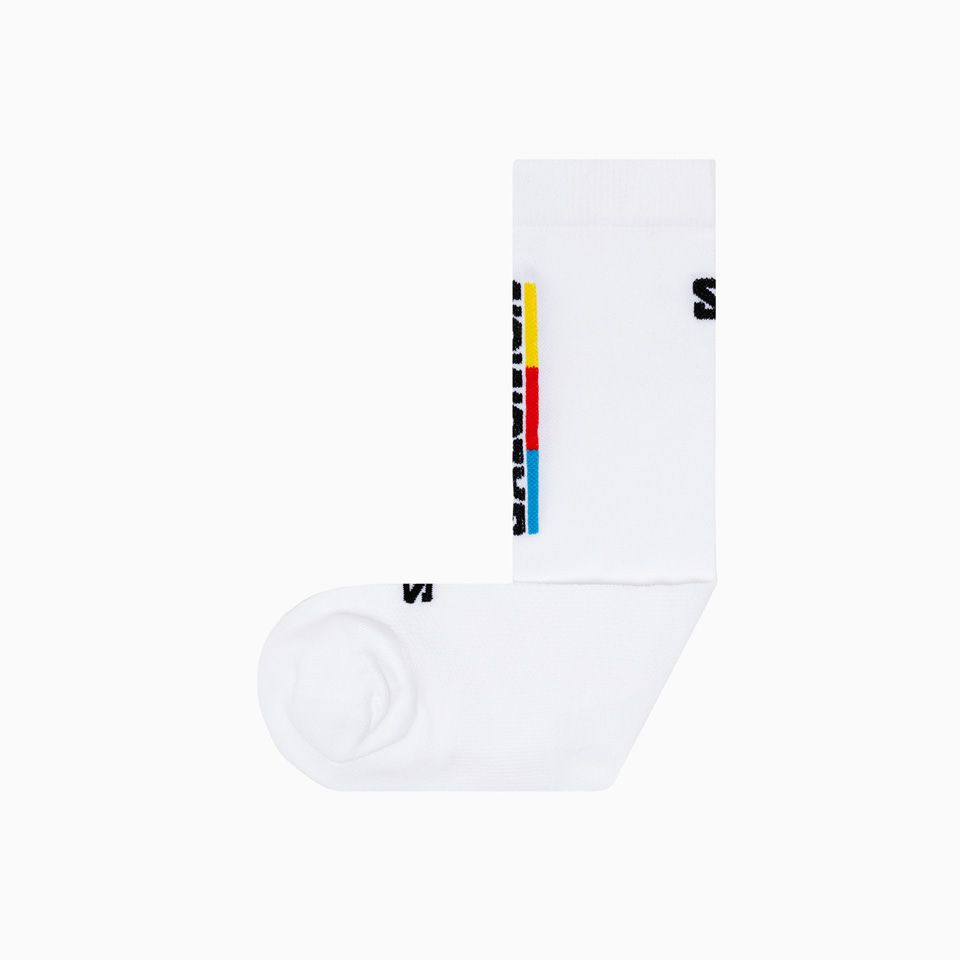 SALOMON S-LAB: CALZINI SALOMON PULSE RACE FLAG CREW