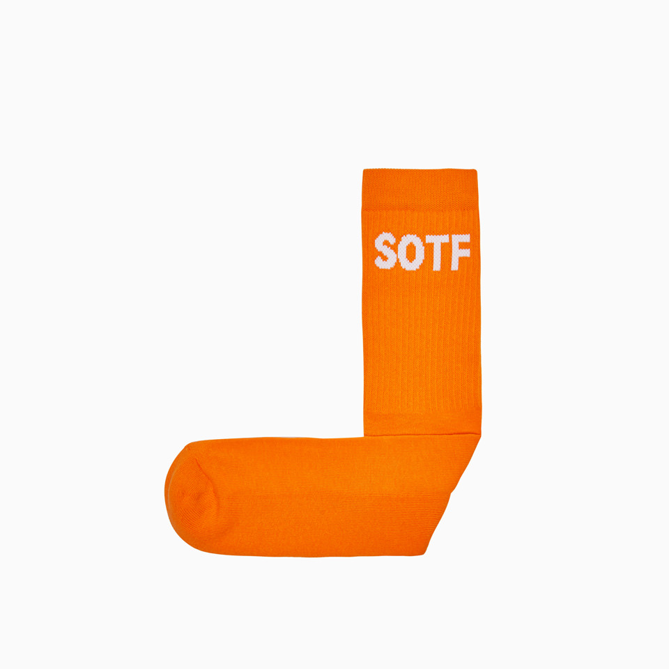 SOTF: CALZINI 'ORANGE AND WHITE'