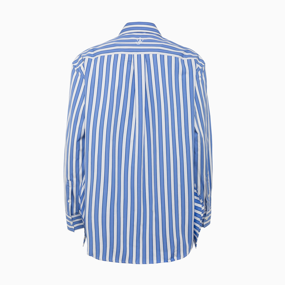 JW ANDERSON: JW ANDERSON PEPLUM DRAPE SHIRT