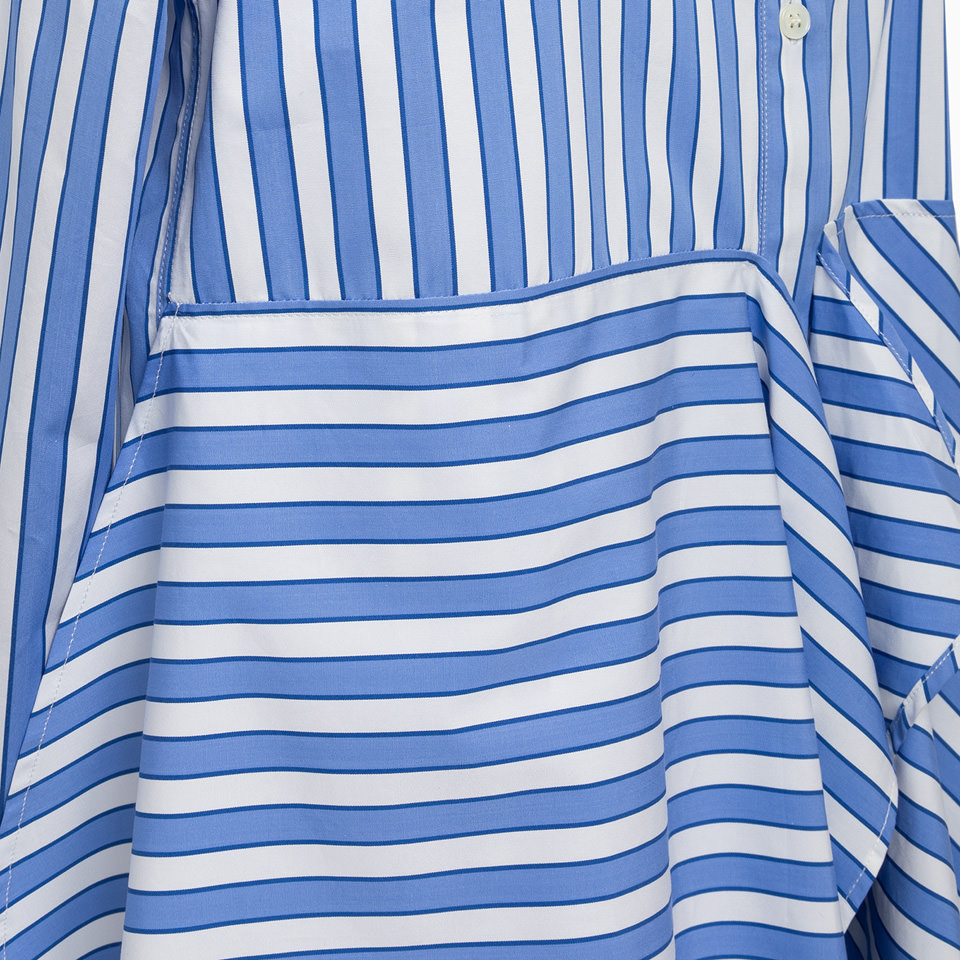 JW ANDERSON: JW ANDERSON PEPLUM DRAPE SHIRT