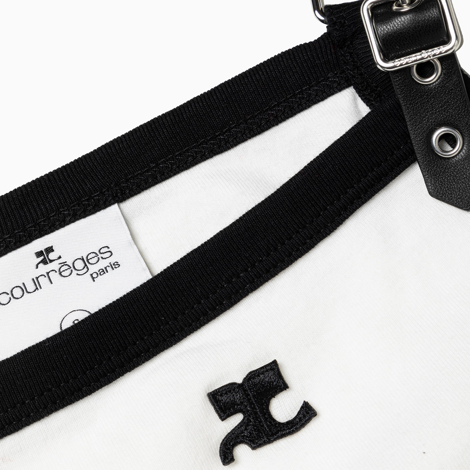 COURREGES: CANOTTA COURREGES BUCKLE CONTRAST