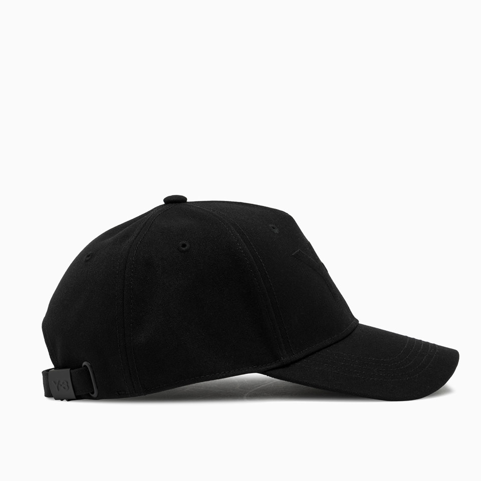 ADIDAS Y-3: ADIDAS Y-3 LOGO BASEBALL CAP