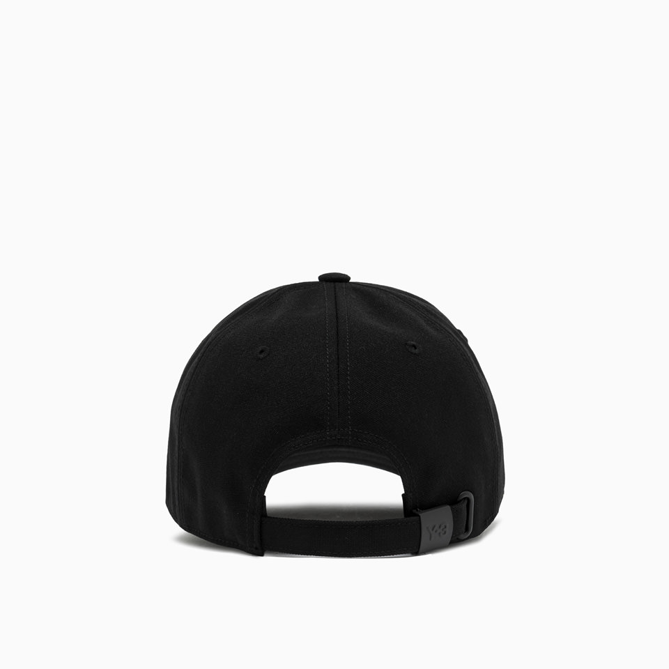 ADIDAS Y-3: ADIDAS Y-3 LOGO BASEBALL CAP