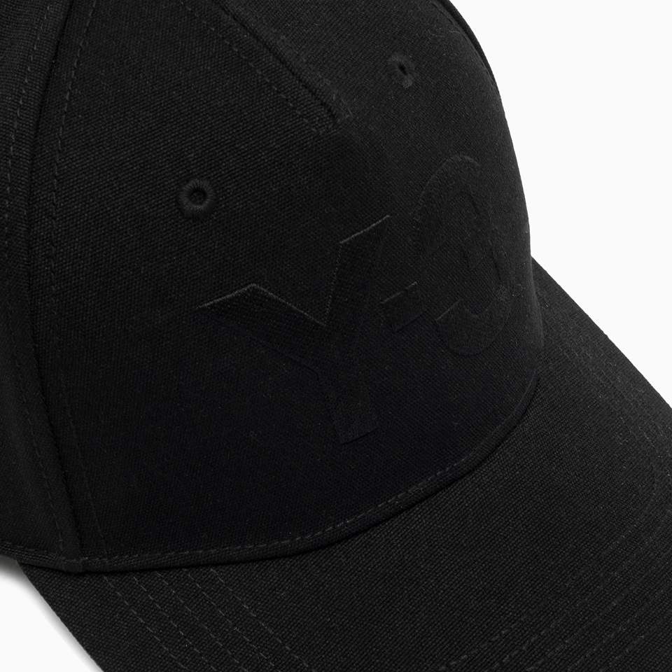 ADIDAS Y-3: ADIDAS Y-3 LOGO BASEBALL CAP