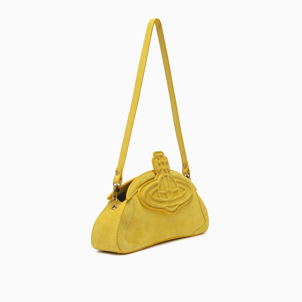 VIVIENNE WESTWOOD: CLUTCH BAG VIVIENNE WESTWOOD AMBER