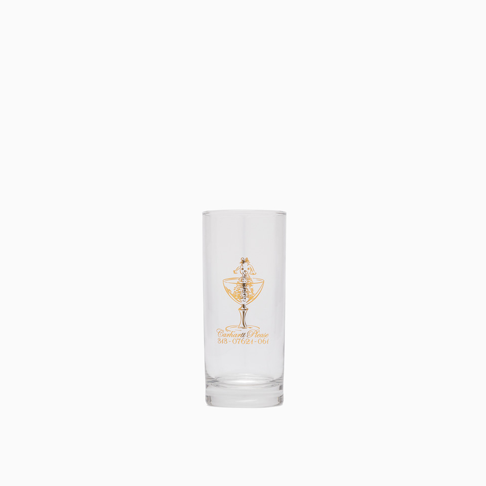 CARHARTT WIP: SET OF GLASSES WITH PLEASE PRINT