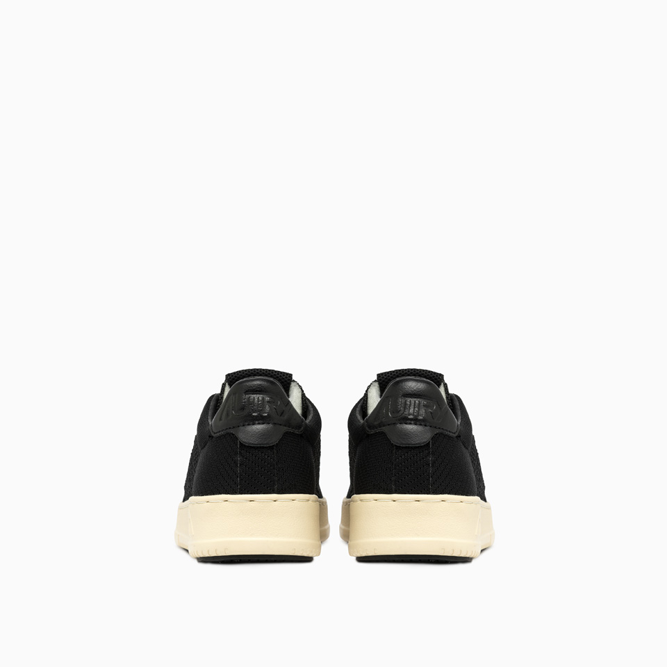 AUTRY: SNEAKERS AUTRY EASEKNIT LOW MAN 18 BLK/IVORY EKLM KN