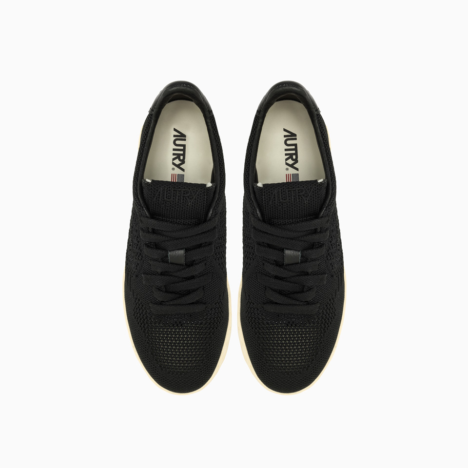 AUTRY: EASEKNIT LOW MAN 18 BLK/IVORY