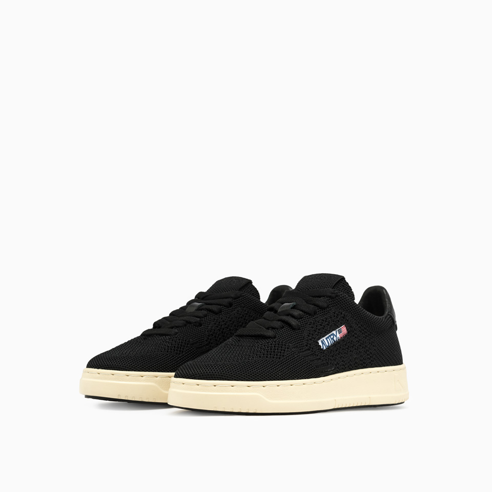 AUTRY: SNEAKERS AUTRY EASEKNIT LOW WOM 18 BLK/IVORY EKLW KN