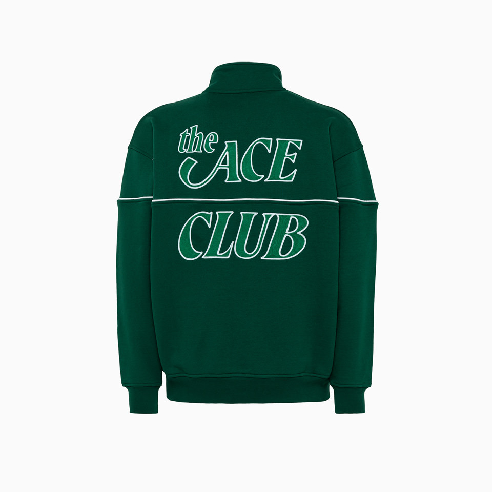 THE ACE CLUB: THE ACE CLUB APRES TENNIS HALF ZIP SWEATSHIRT