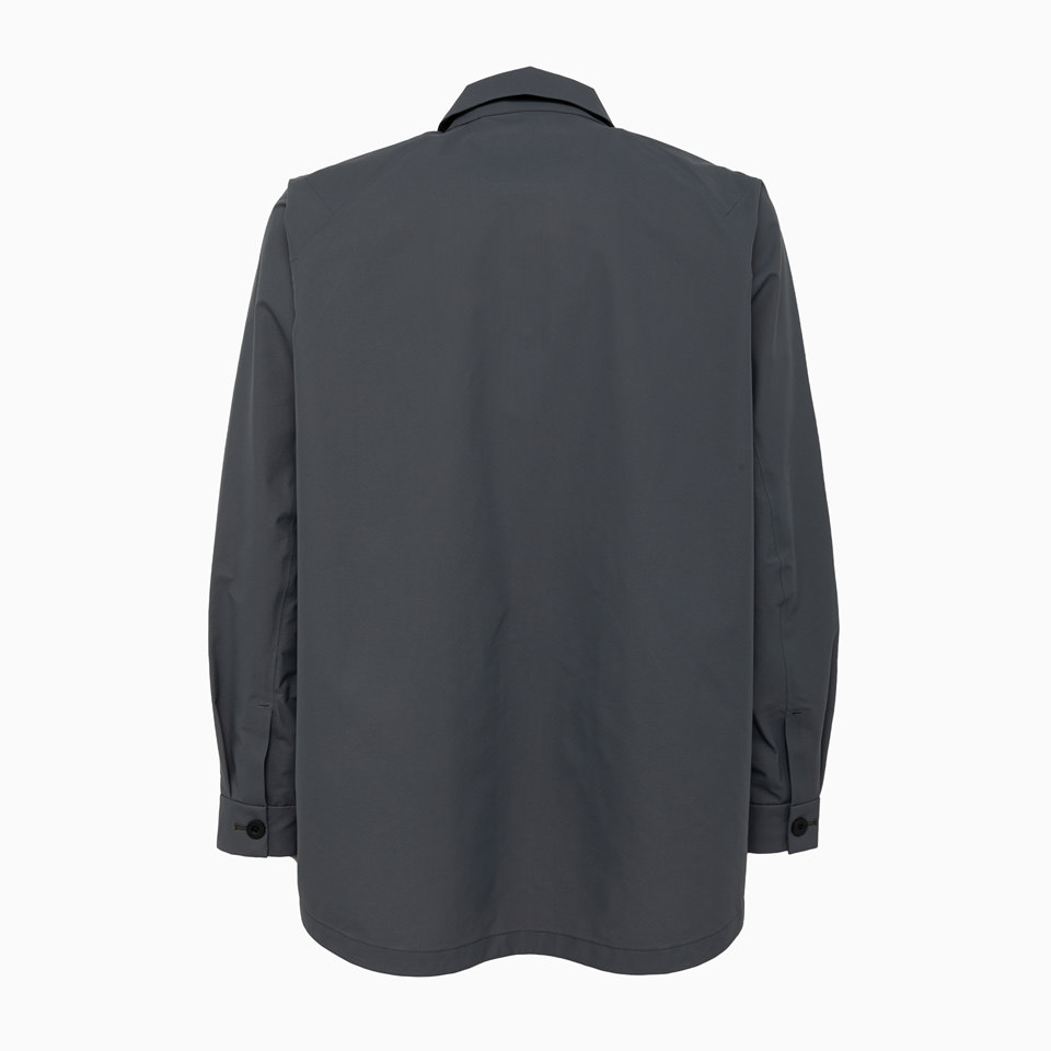 GOLDWIN: PERTEX SHIELDAIR Oversized Shirt ASPHALT