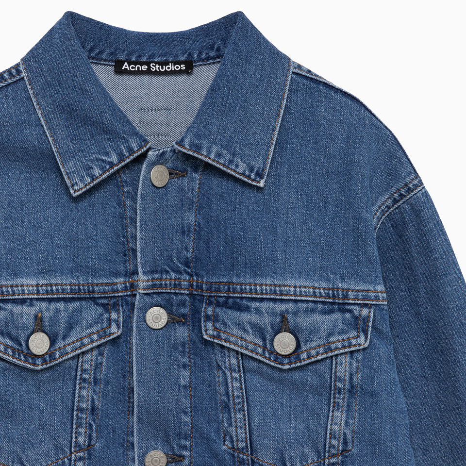 ACNE STUDIOS: GIACCA IN DENIM CON PATCH