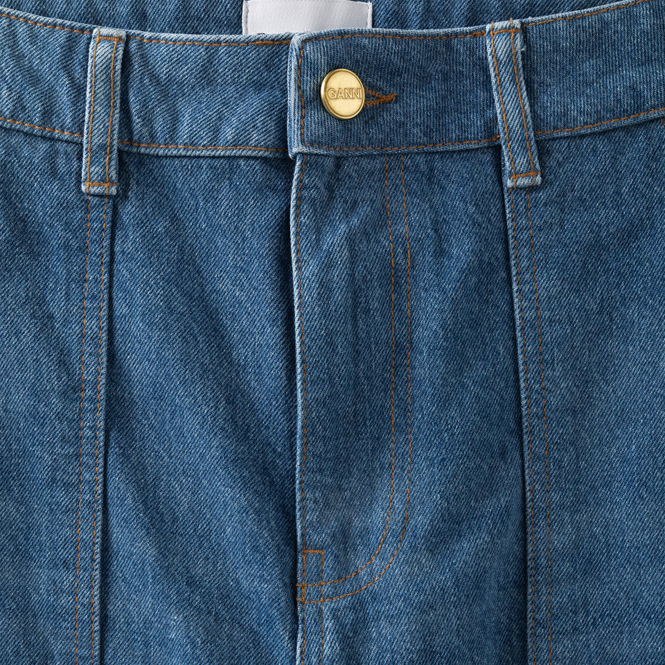 GANNI: JEANS GANNI CUTLINE