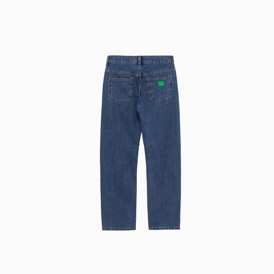 ACNE STUDIOS: JEANS LAVAGGIO MEDIO CON PATCH