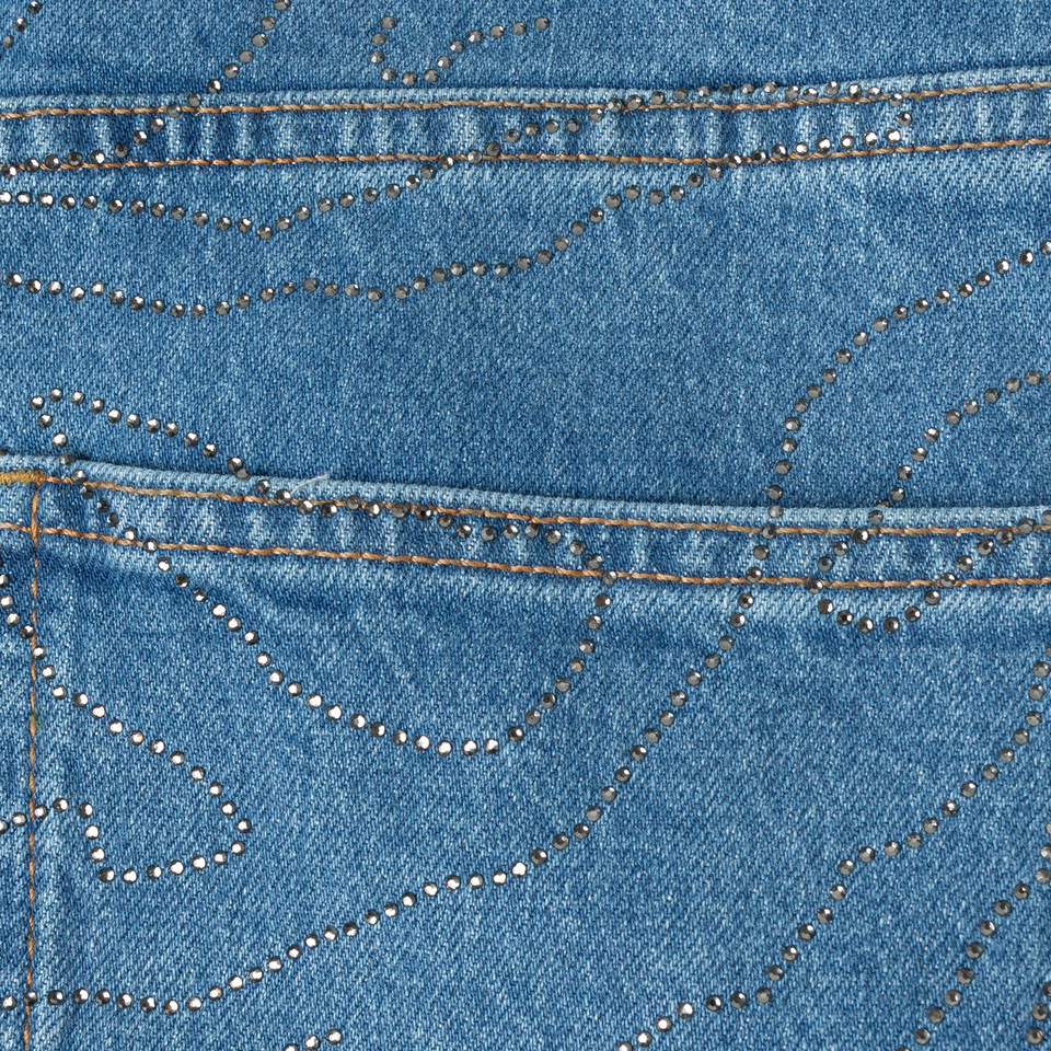 ROTATE: ROTATE RHINESTONE JEANS