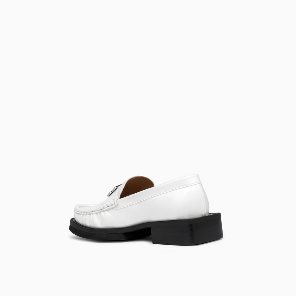 GANNI: GANNI BUTTERFLY LOGO MOCCASINS