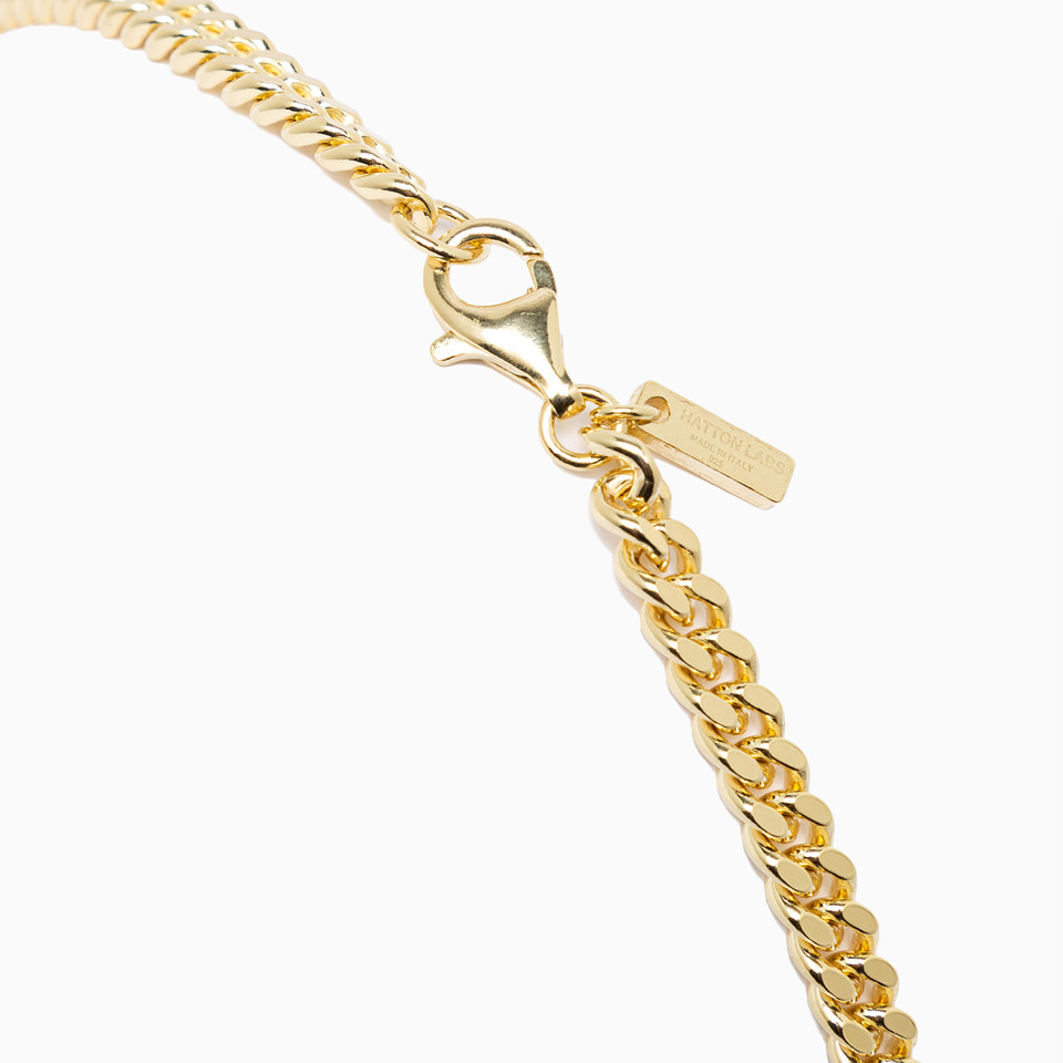 HATTON LABS: HATTON LABS MINI CUBAN NECKLACE